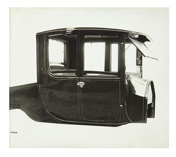 (COLE MOTOR CAR COMPANY) Salesmans album with 18 photos of the Indianapolis-based automobile company titled Cole The Standardized Car.